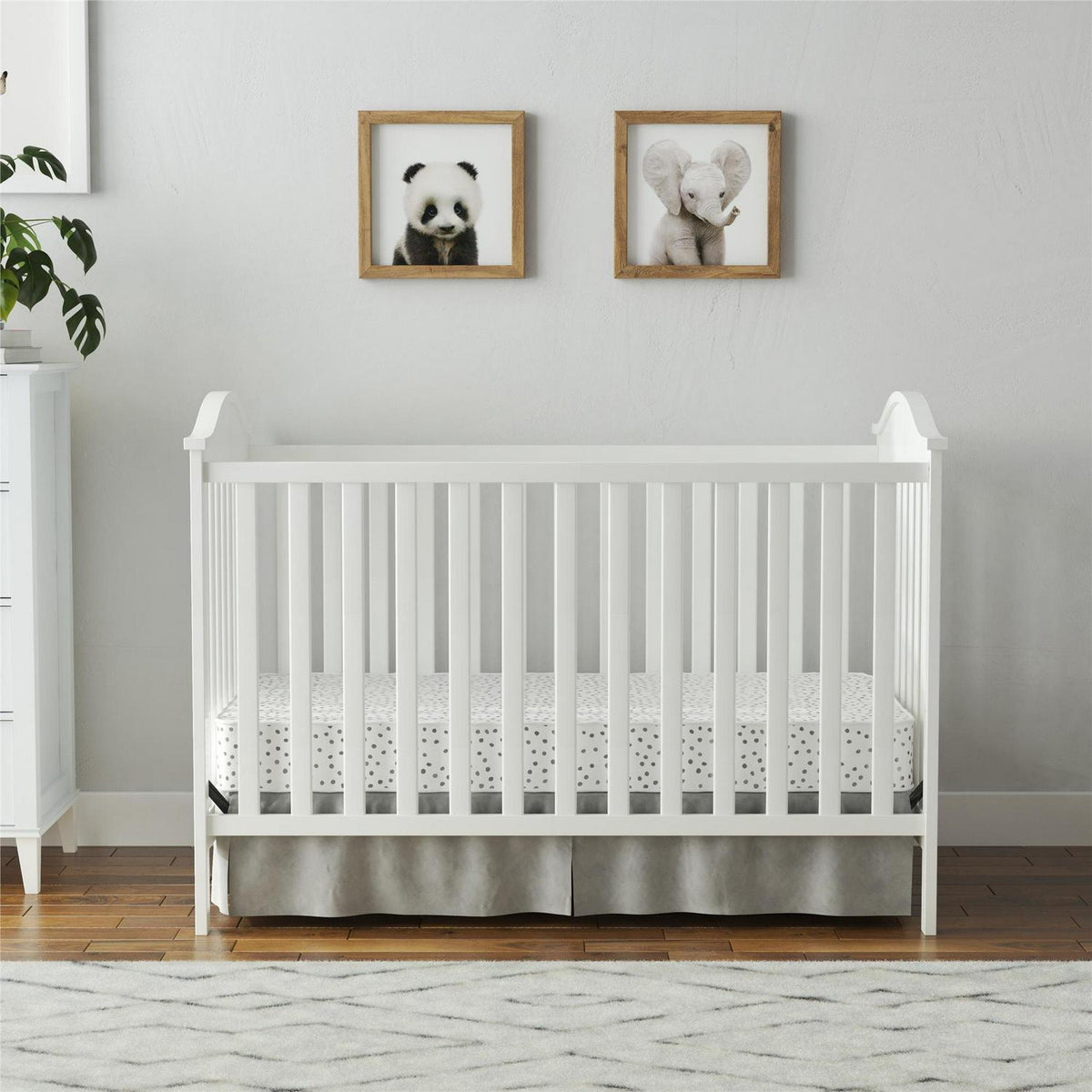 Baby Relax Adele 3 - in - 1 Convertible Crib. White