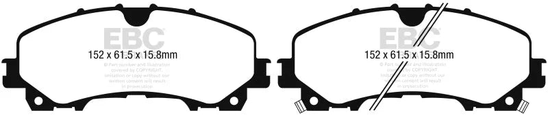 EBC - Front Yellowstuff Pad PN DP43036R