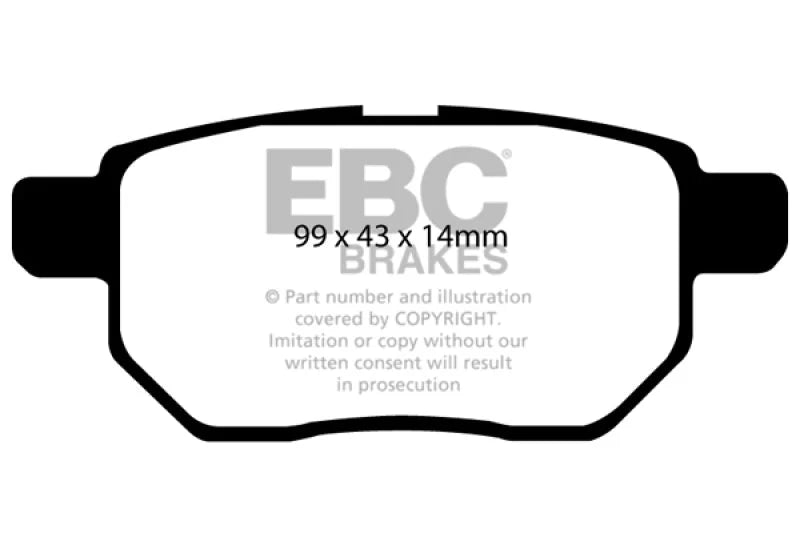 EBC - Rear Redstuff Pad PN DP31947C