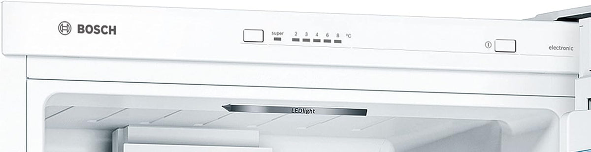 Bosch KGV33VWEAS, Series 4, Fridge freezer, Freestanding, 176 x 60 cm, 195 L / 94 L, White
