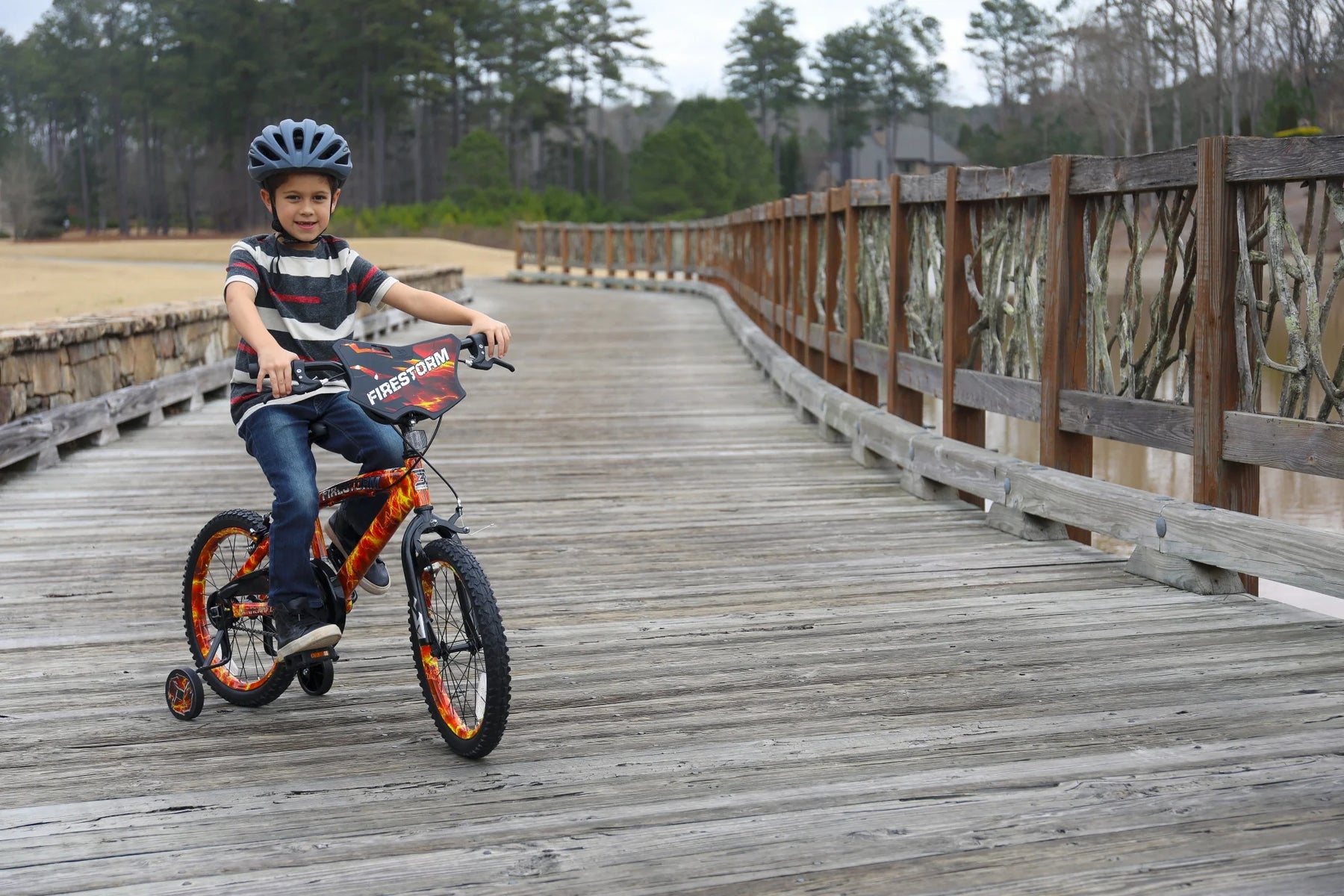 18" Dynacraft Firestorm Boys Bike, BMX, Ages 6 - 9, Durable Steel Frame - Product image 6