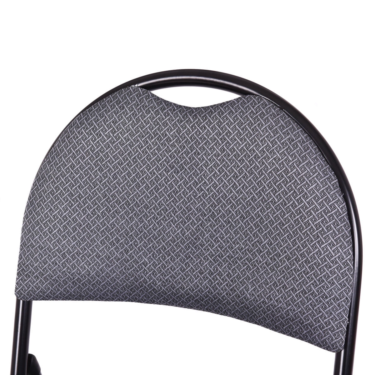 Costway Set of 6 Folding Chairs Fabric Upholstered Padded Seat Metal Frame Home Office Beige - Product image 19