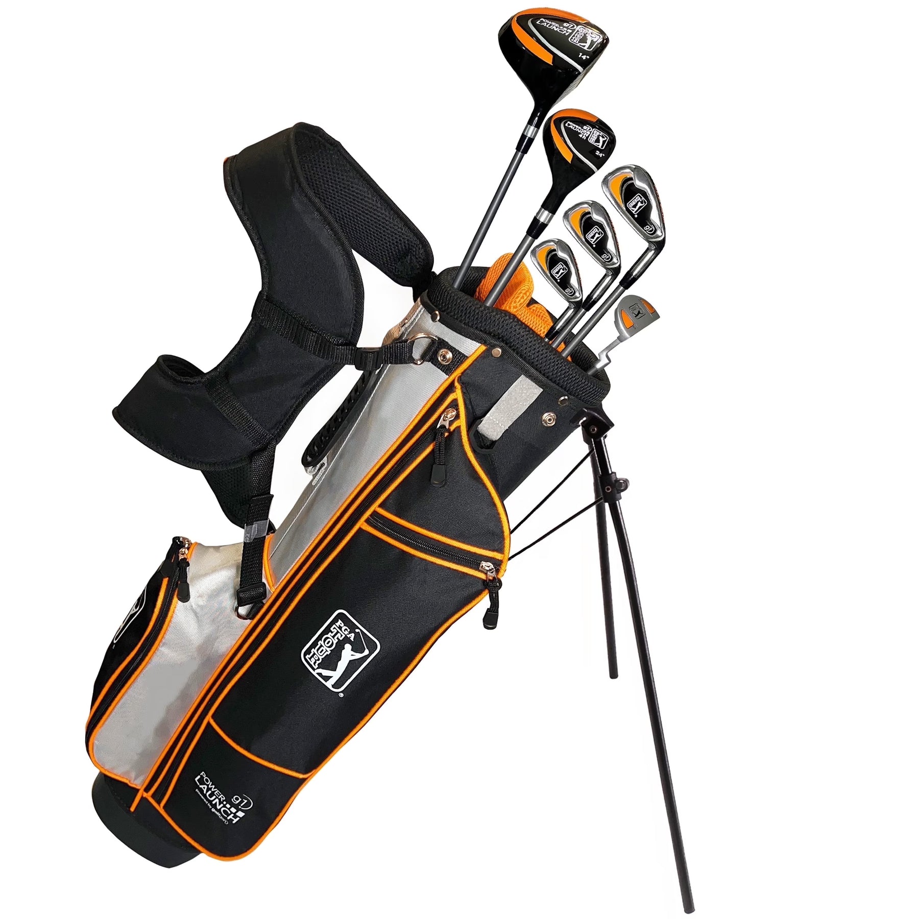 PGA Tour Right - Handed 10 Piece Kids Golf Club Stand Bag Set; Player Height 4'8 - 5'2", Ages 8 - 12 - Product image 3