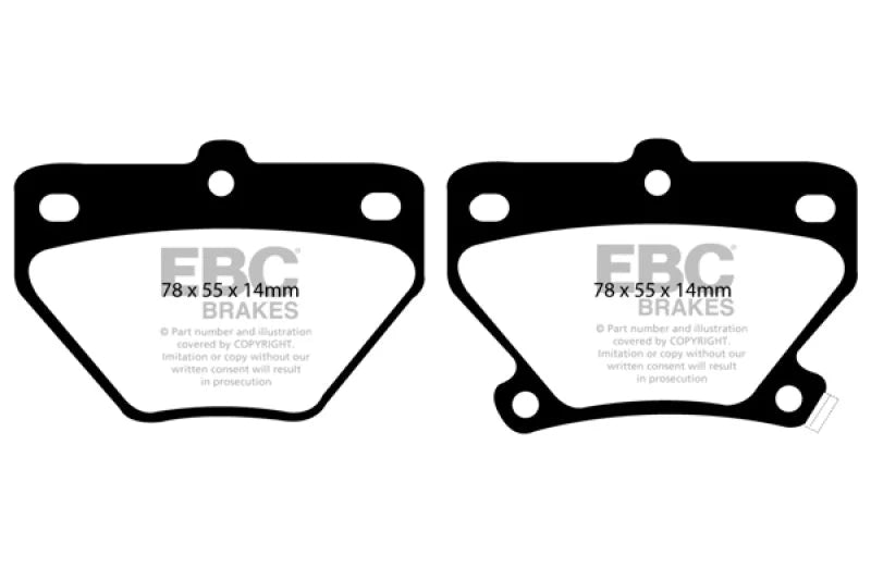 EBC - Rear Yellowstuff Pad PN DP41326R