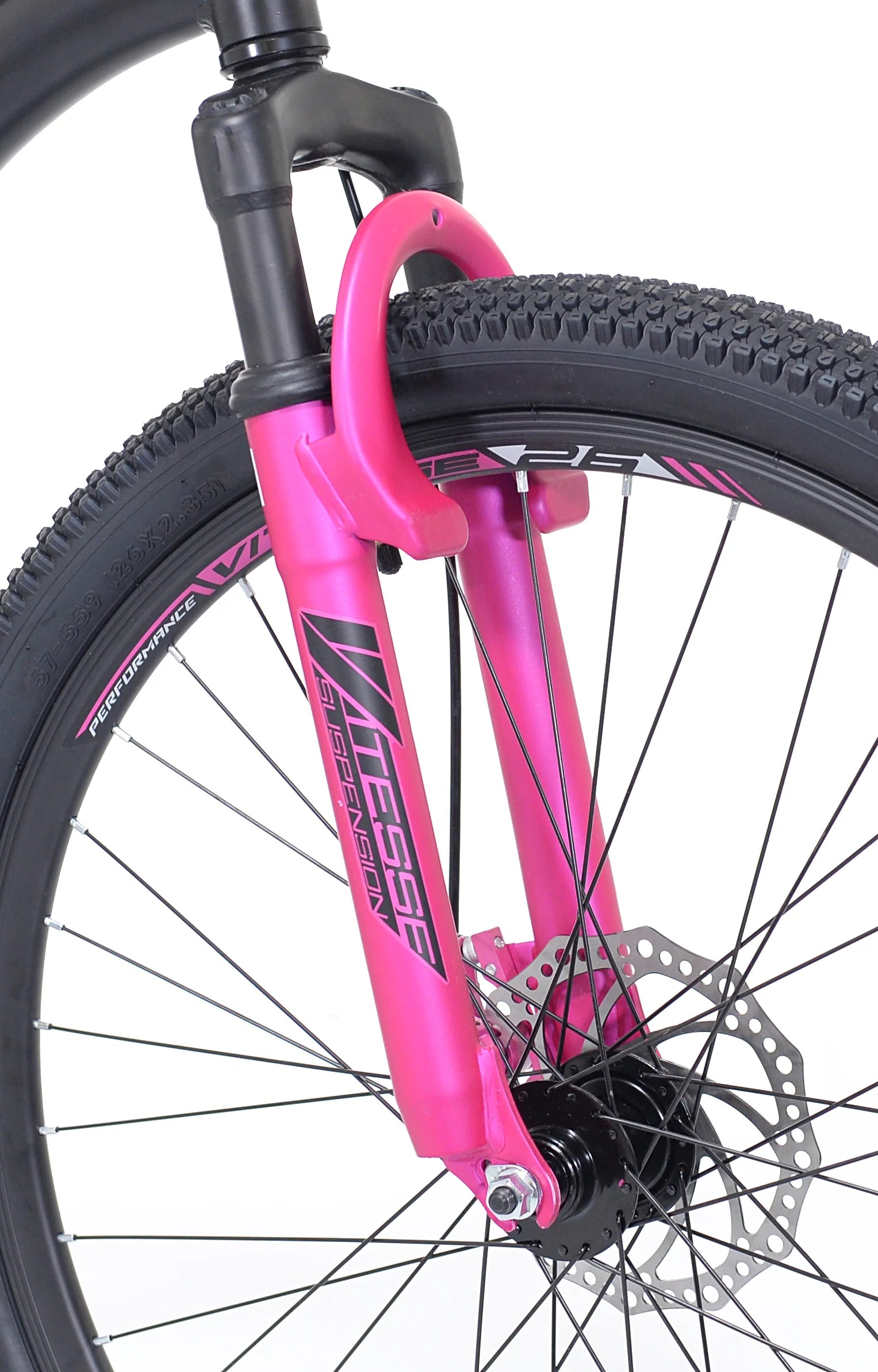 Kent Genesis Maeve Mountain Bike, 26" Wheels, Adults Ages 13+, Black and Pink - Product image 3