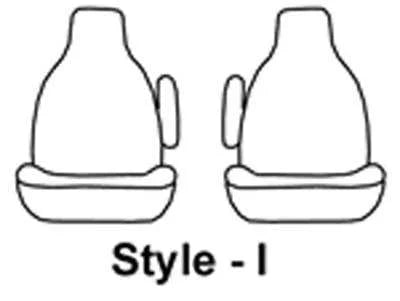 SS2463PCGY Covercraft Seat Cover Seat Style I - Bucket With Molded/