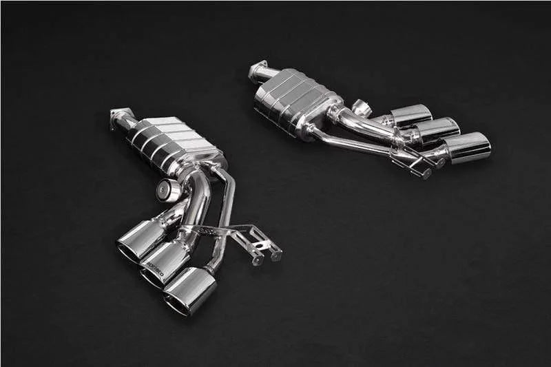 Mercedes G63/500 5.5L V8 BiTurbo AMG (W463, 2012-2018) - Valved Triple Mufflers with CES-3 with ECE