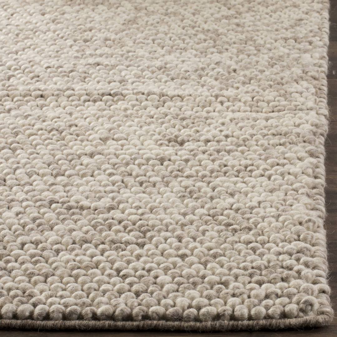 Elle Handmade Beige Rug Birch Lane Rug Size: Rectangle 3' x 5' - Product image 1