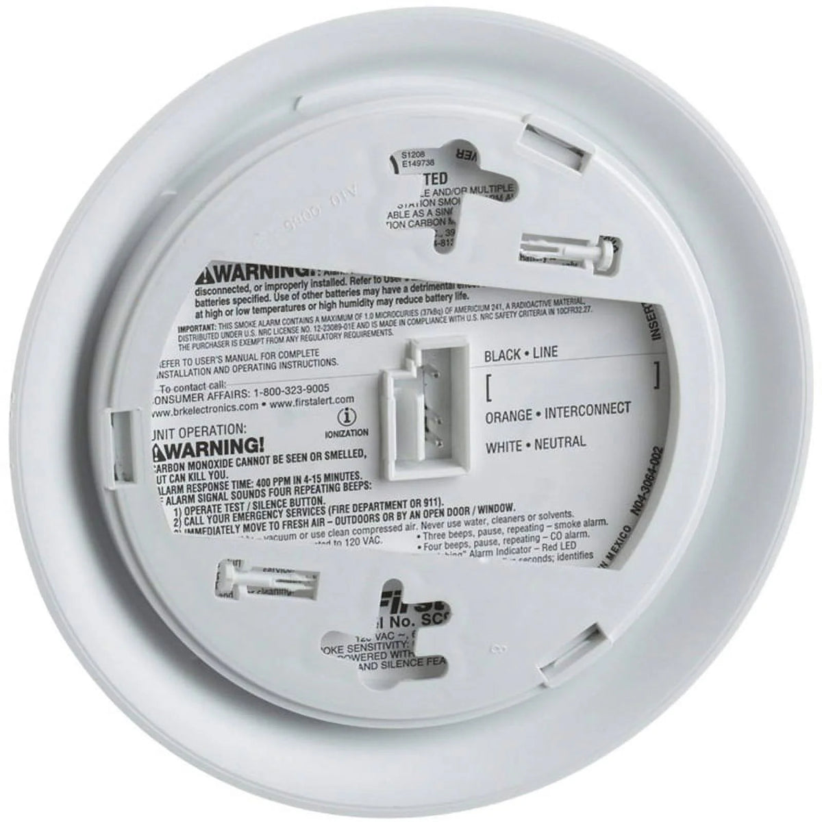 First Alert BRK SC9120B (2 Pack) Smoke & Carbon Monoxide Detector W/ Batt Backup - Product image 3