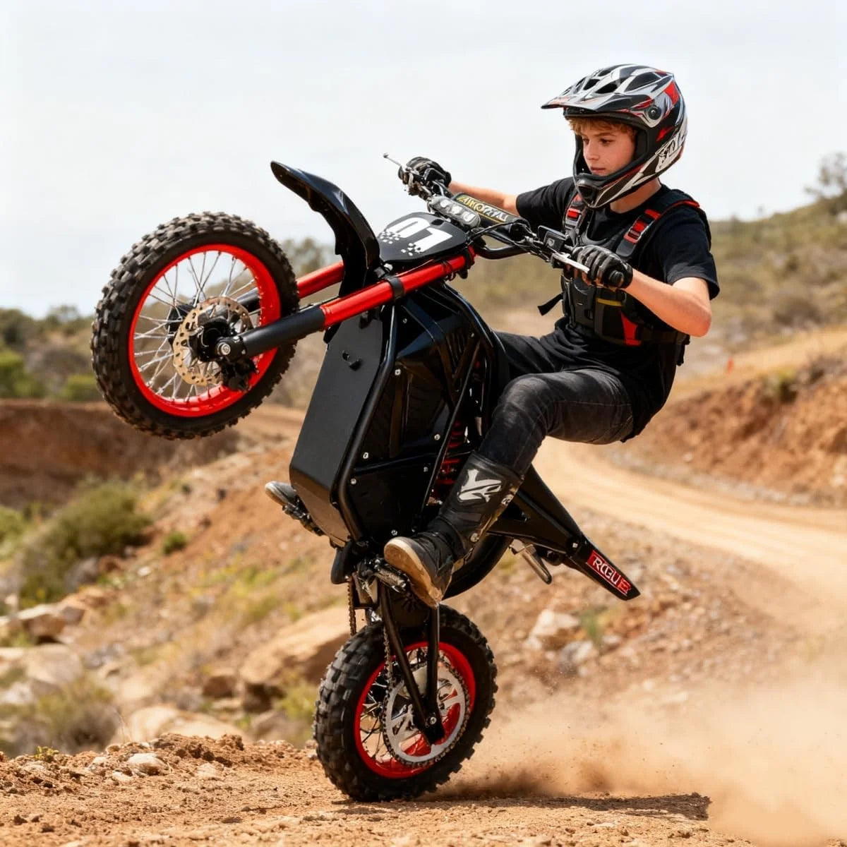 2000W Electric Dirt Bike for Adults Ridingtimes GT73 UL2849, Brushless Hub Motor - Product image 13