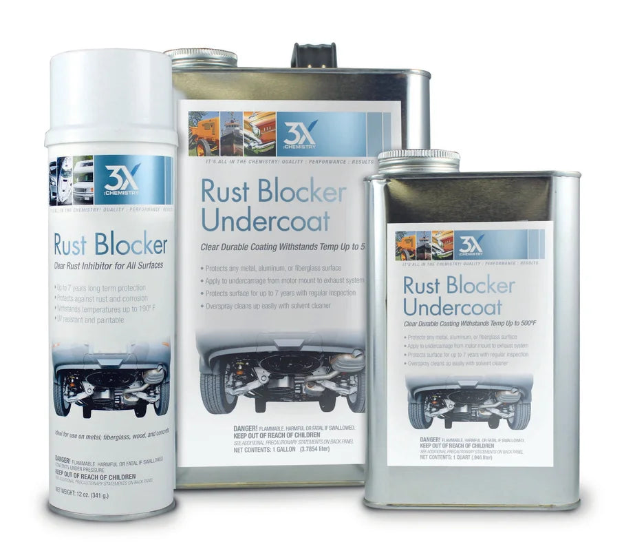 3X Chemistry 04189 - Rust Preventative - Rust Blocker - 1 gal Can - Each