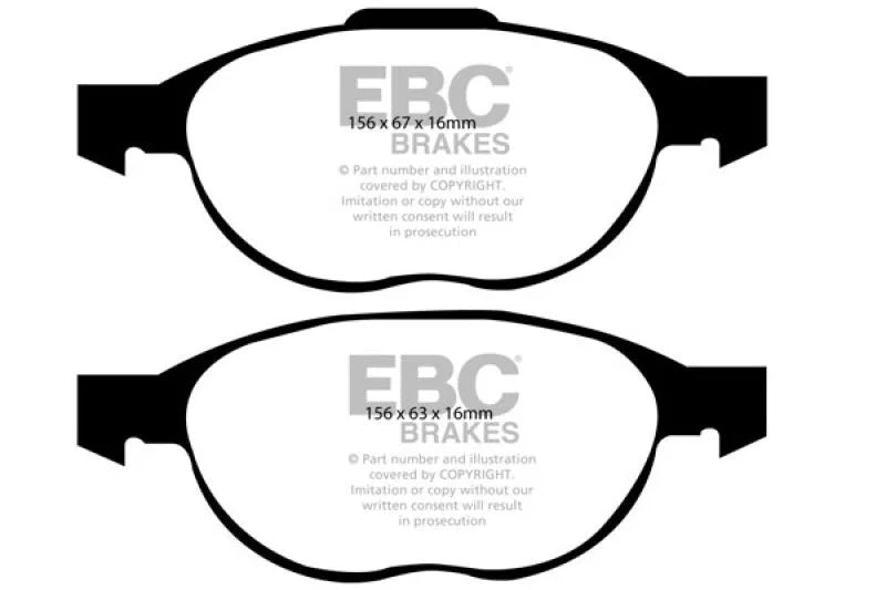 EBC - Front Yellowstuff Pad PN DP41524R