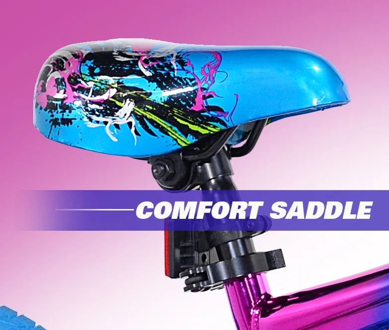 18" Illusion Girl'S Child Bike, Blue/Purple - Product image 6