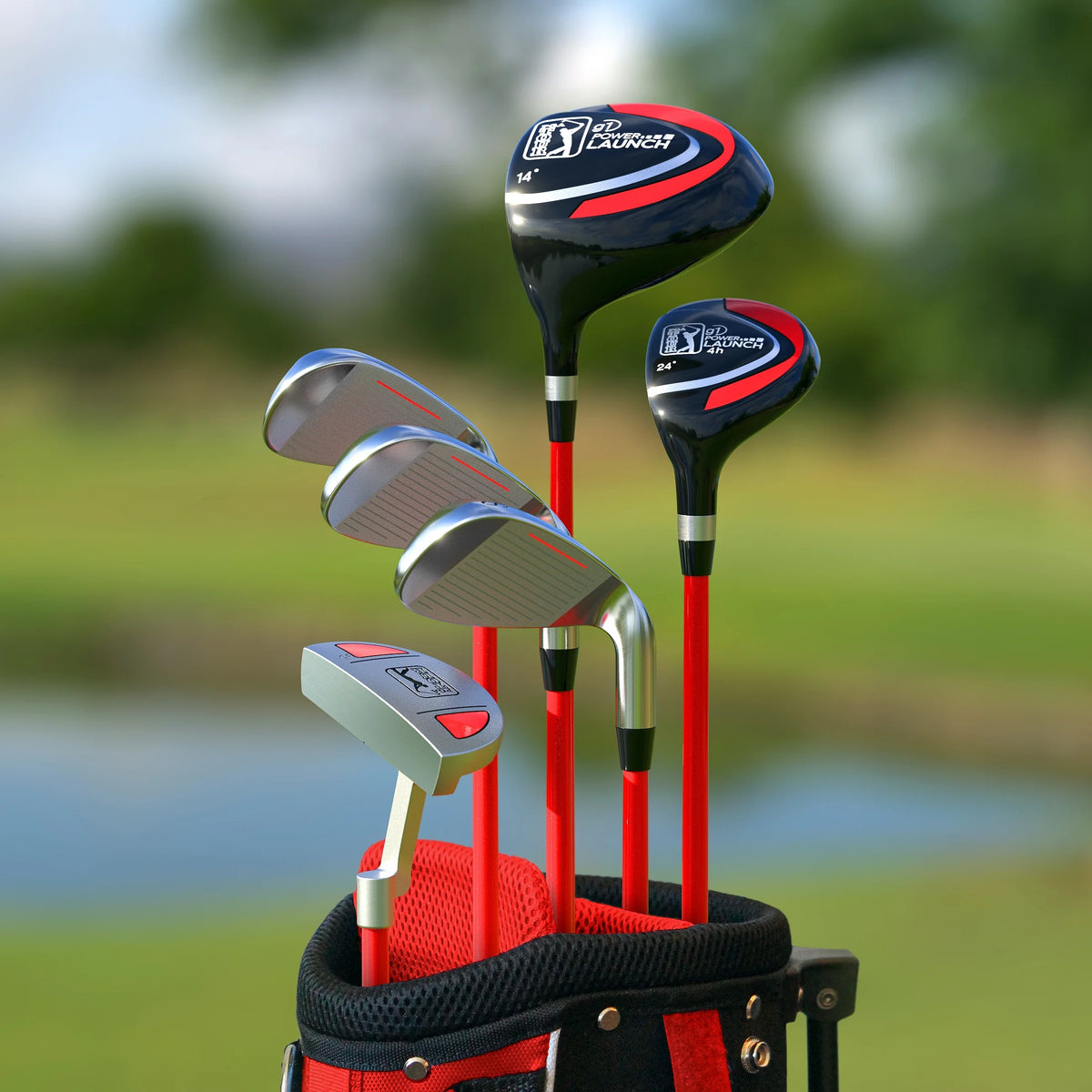 PGA Tour Right - Handed 10 Piece Kids Golf Club Stand Bag Set; Player Height 4'8 - 5'2", Ages 8 - 12 - Product image 29