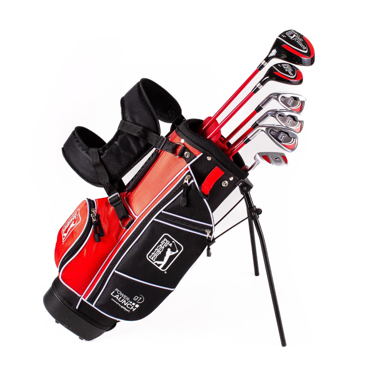PGA Tour Right - Handed 10 Piece Kids Golf Club Stand Bag Set; Player Height 4'8 - 5'2", Ages 8 - 12 - Product image 5