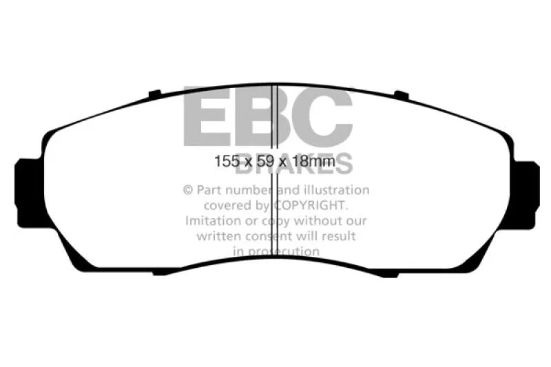 EBC - Front Greenstuff Pad PN DP61743