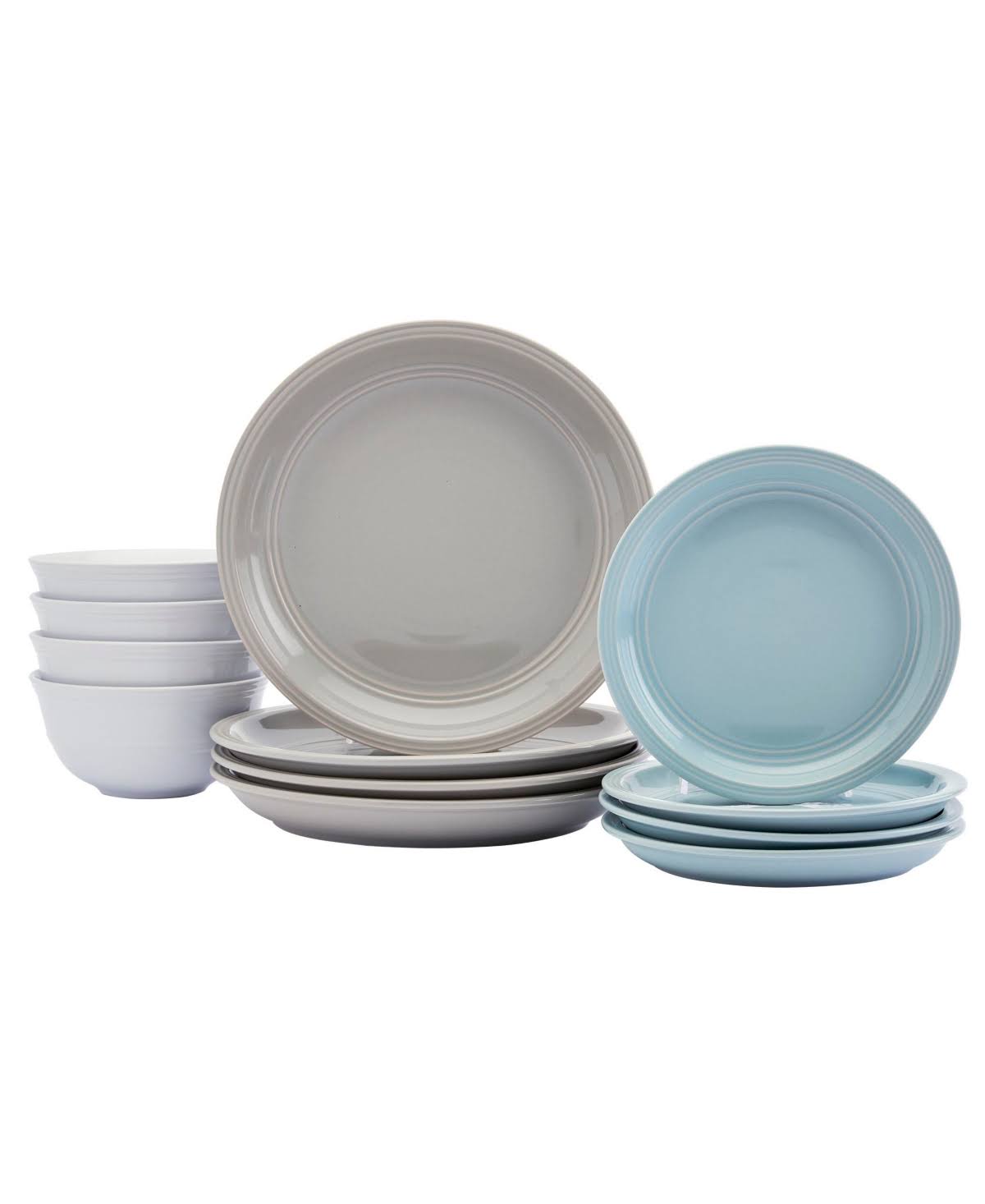 Farmhouse Multicolor 12-pc Dinnerware Set, Service for 4 - Multi - Product image 1
