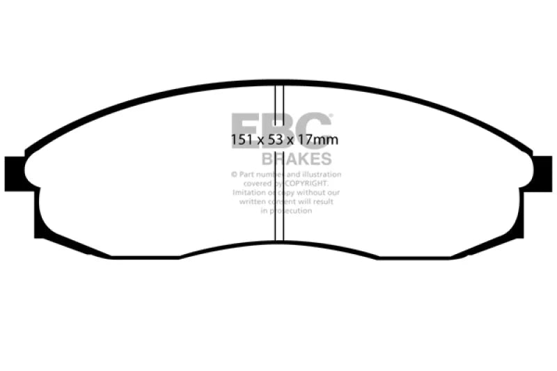 EBC - Front Greenstuff Pad PN DP21082