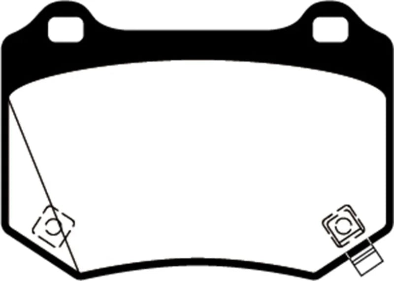 EBC - Rear Yellowstuff Pad PN DP42361R