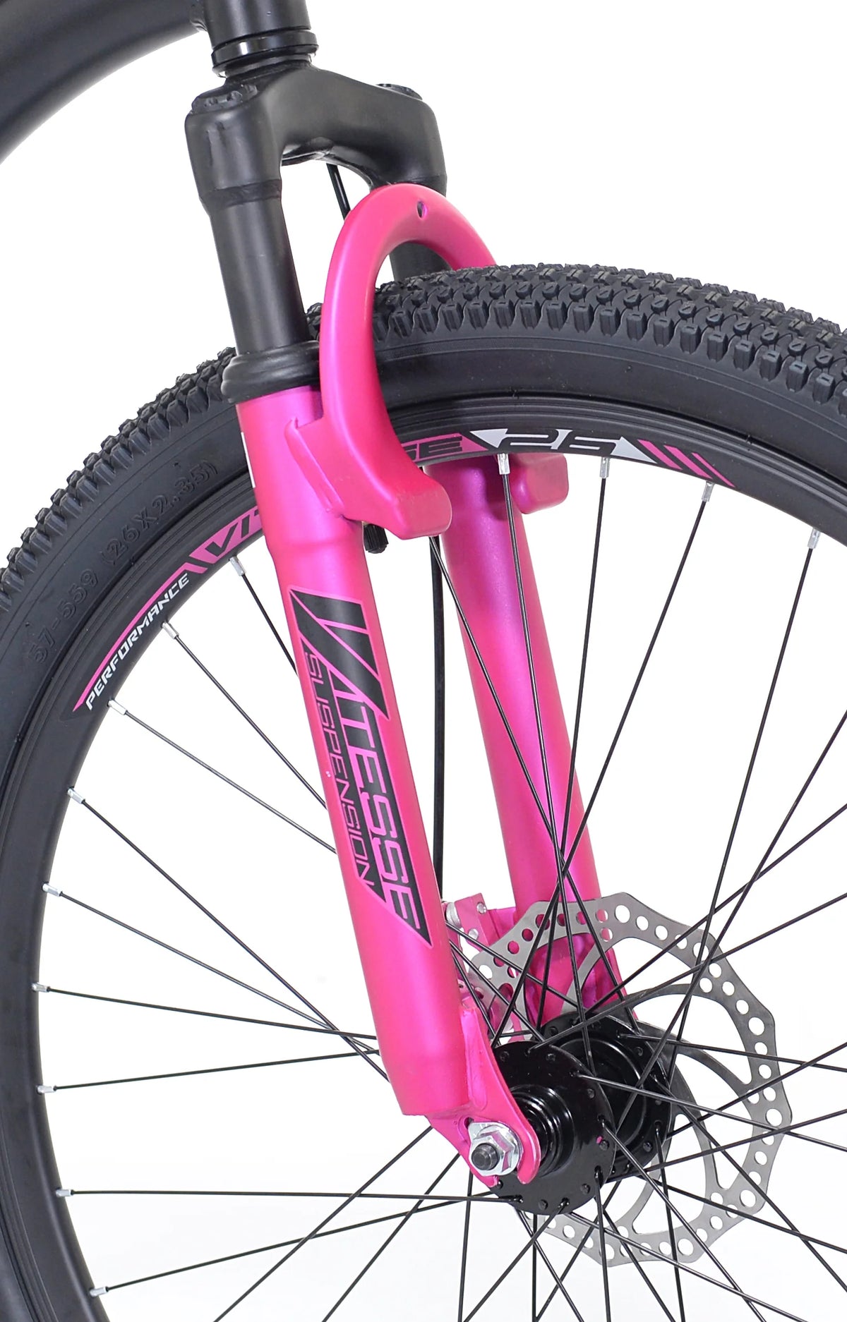 Kent Genesis Maeve Mountain Bike, 26" Wheels, Adults Ages 13+, Black and Pink - Product image 3