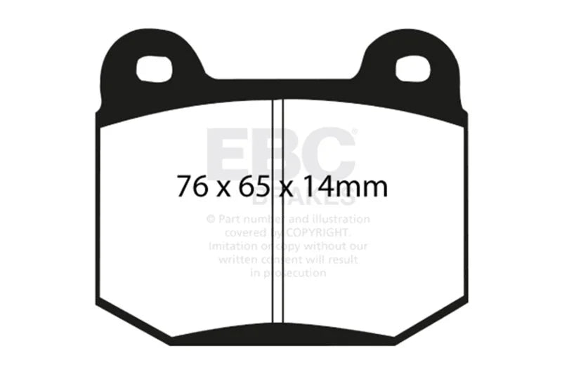 EBC 99-03 Mitsubishi Lancer Evolution 2.0 Turbo Bluestuff Rear Brake Pads