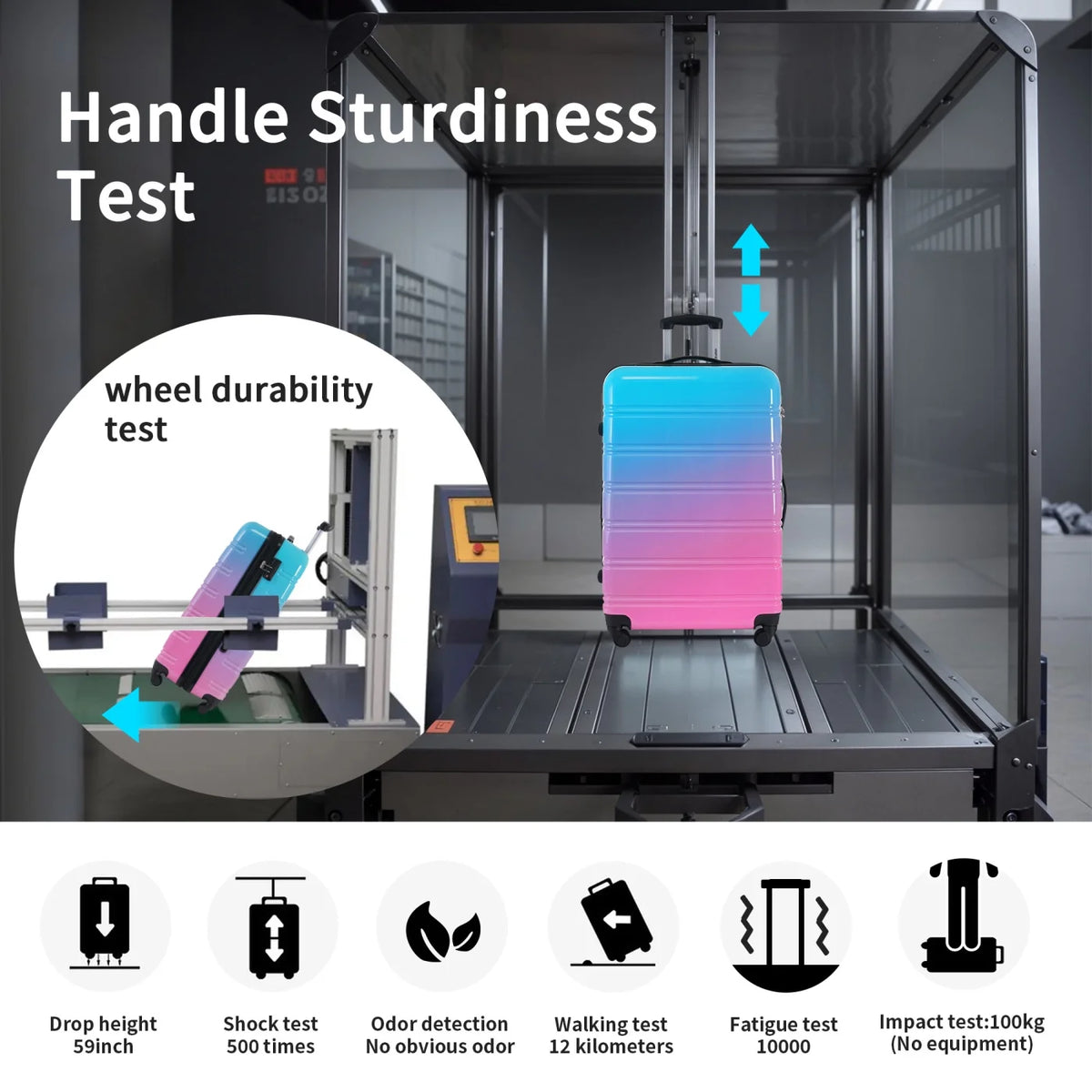 3 Piece Luggage Sets, Hard Shell Suitcase 20/24/28 in with TSA Lock and Spinner Wheels - Product image 24