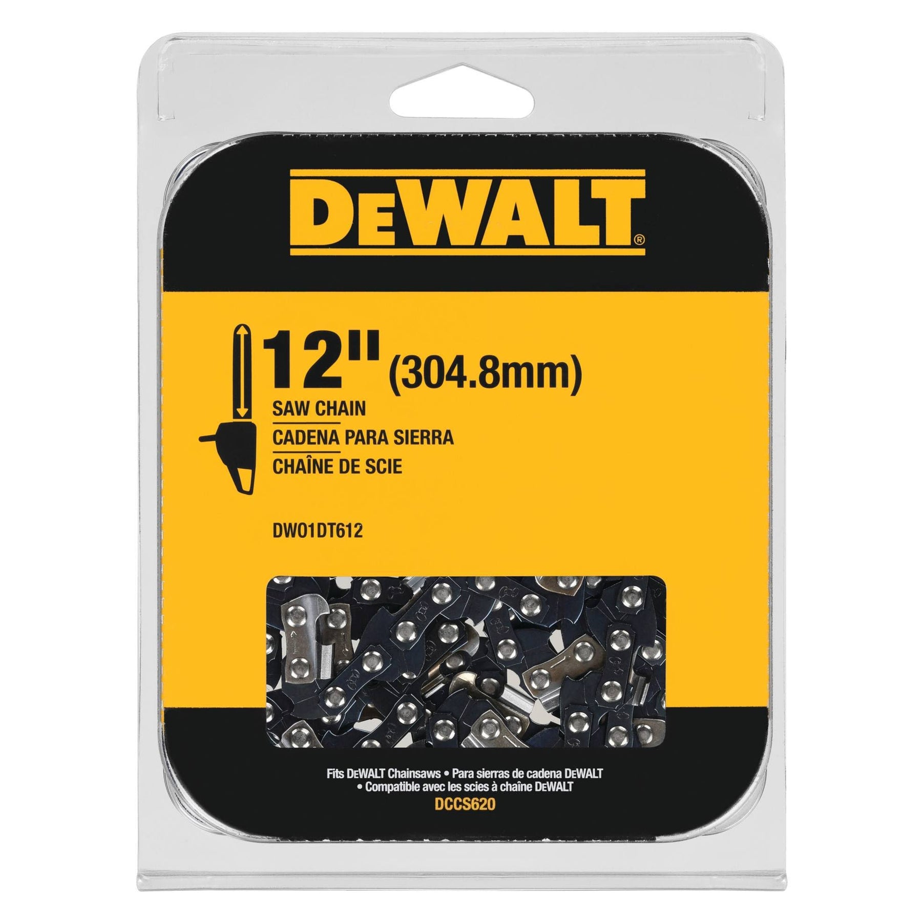DeWalt DWO1DT612 12 in. Chainsaw Replacement Chain - Product image 1