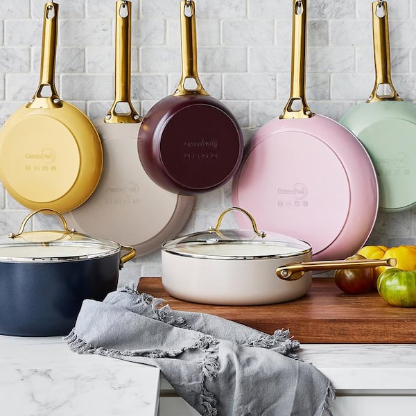 Reserve 10-Piece Hard Anodized Aluminum Ceramic Nonstick Cookware Pots and Pans Set in Julep - Product image 4