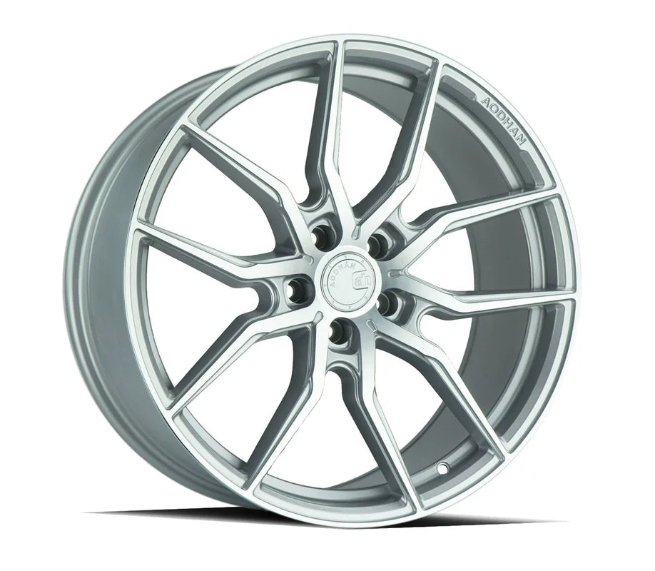 Aodhan AFF1 20" 5x114.3 Gloss Silver Machined Face
