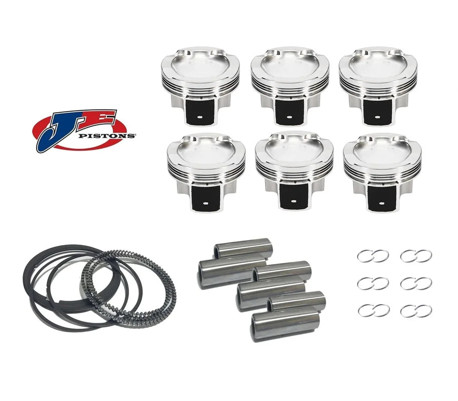 Piston Set By JE - 87.5mm +.50mm Oversize Bore | 12.5:1 CR | Stock Stroke 91mm - BMW S54