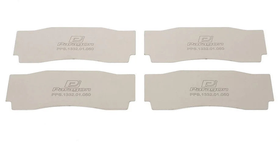 Alcon CAR97 / Mono6 Titanium Pad Heat Shields