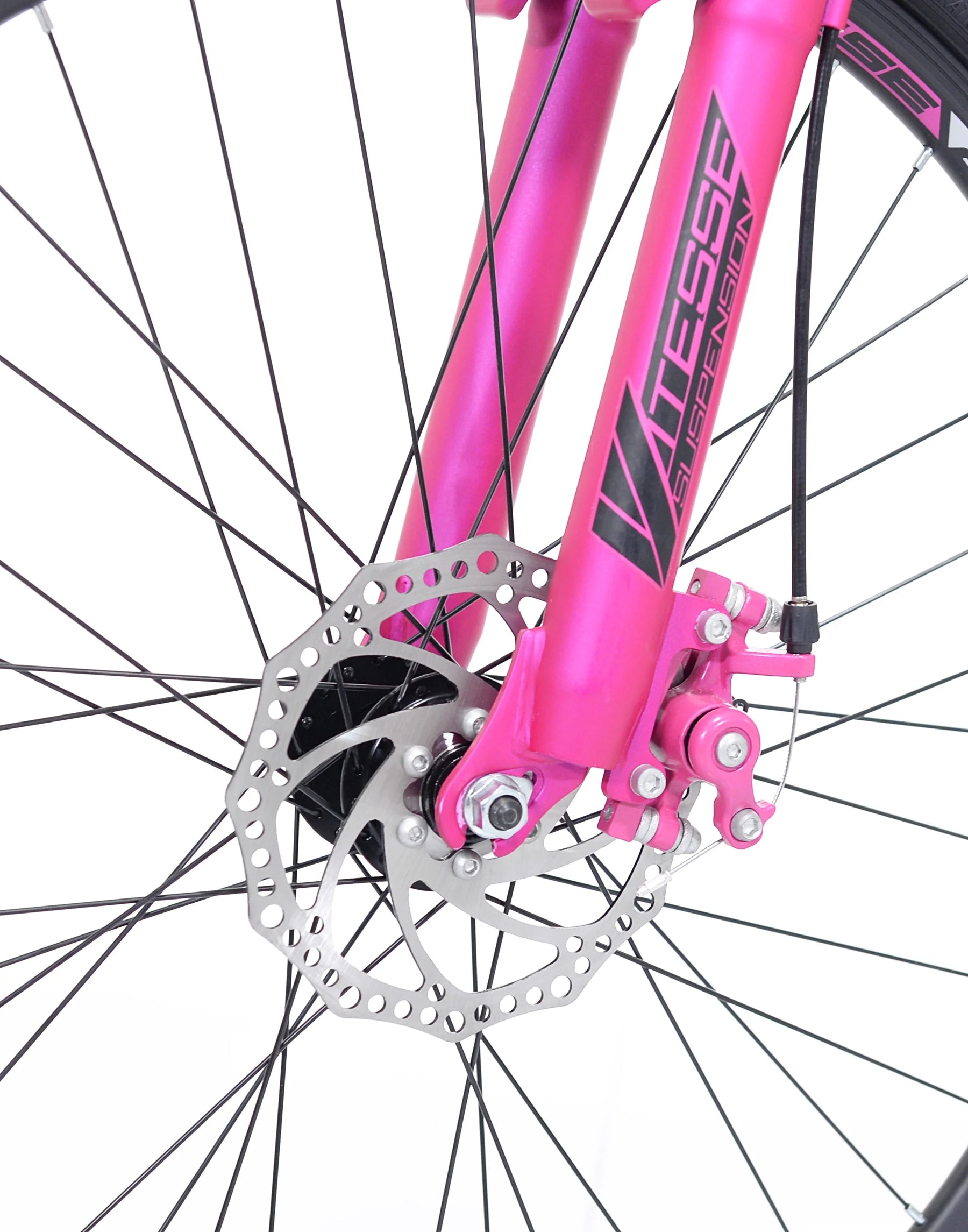 Kent Genesis Maeve Mountain Bike, 26" Wheels, Adults Ages 13+, Black and Pink - Product image 9