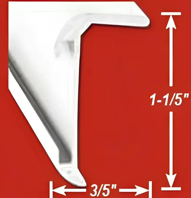 AP Products 021-85004-8 Crnr Mold C.Wht 8' Ea