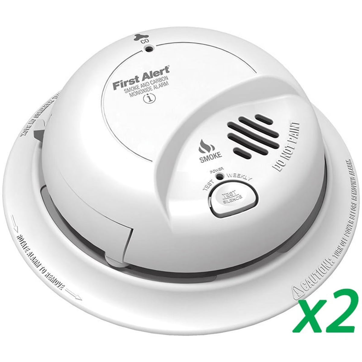 First Alert BRK SC9120B (2 Pack) Smoke & Carbon Monoxide Detector W/ Batt Backup - Product image 1