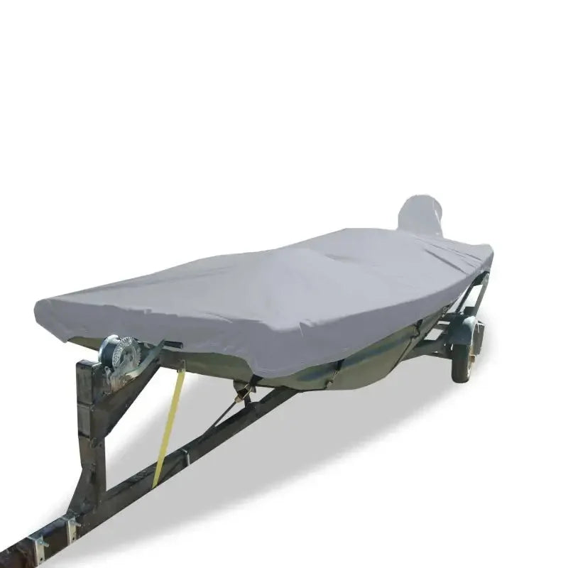 Carver 74201P-10 Boat Cover Oj-14 N O/B Pg Gray
