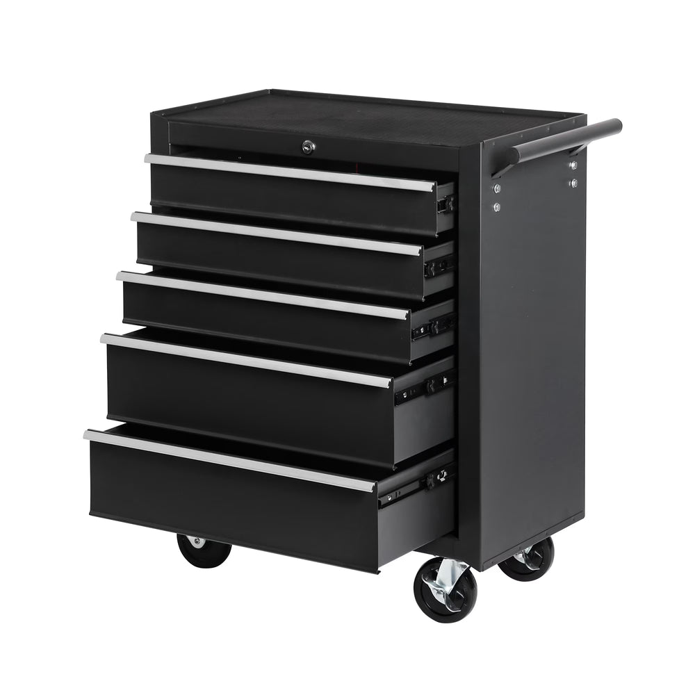 5 - Drawer Rolling Tool Chest Tool Storage Cabinet with Wheels Tool Organizer Box