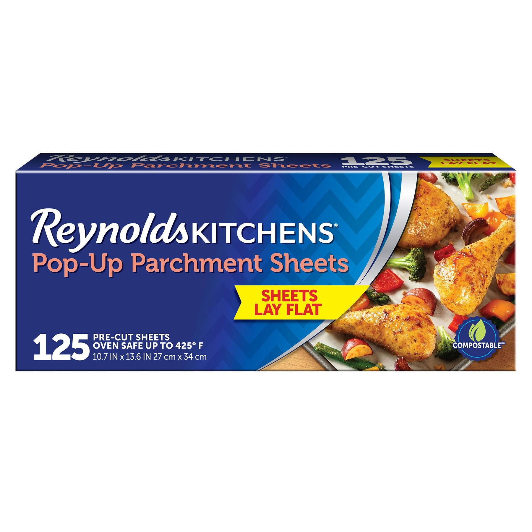 Reynolds Kitchens Parchment Sheets, Pop-Up, Pre-Cut - 125 sheets - Product image 1