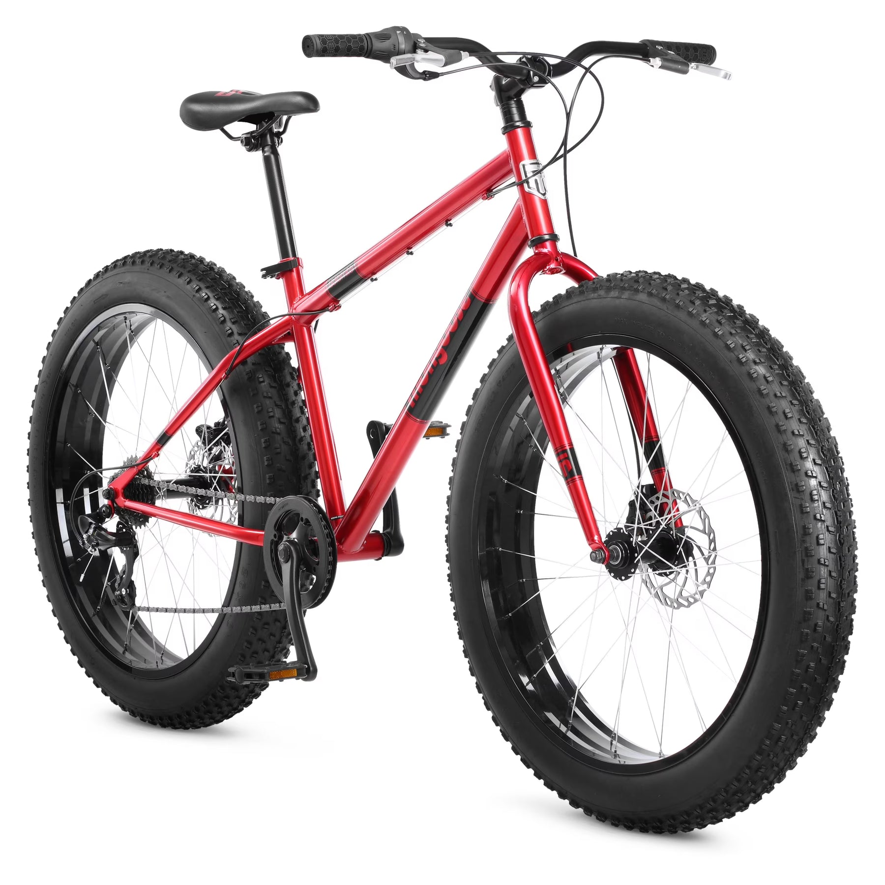 Mongoose Dolomite Adult Fat Tire Mountain Bike, 26 - Inch Wheel, Red - Product image 1