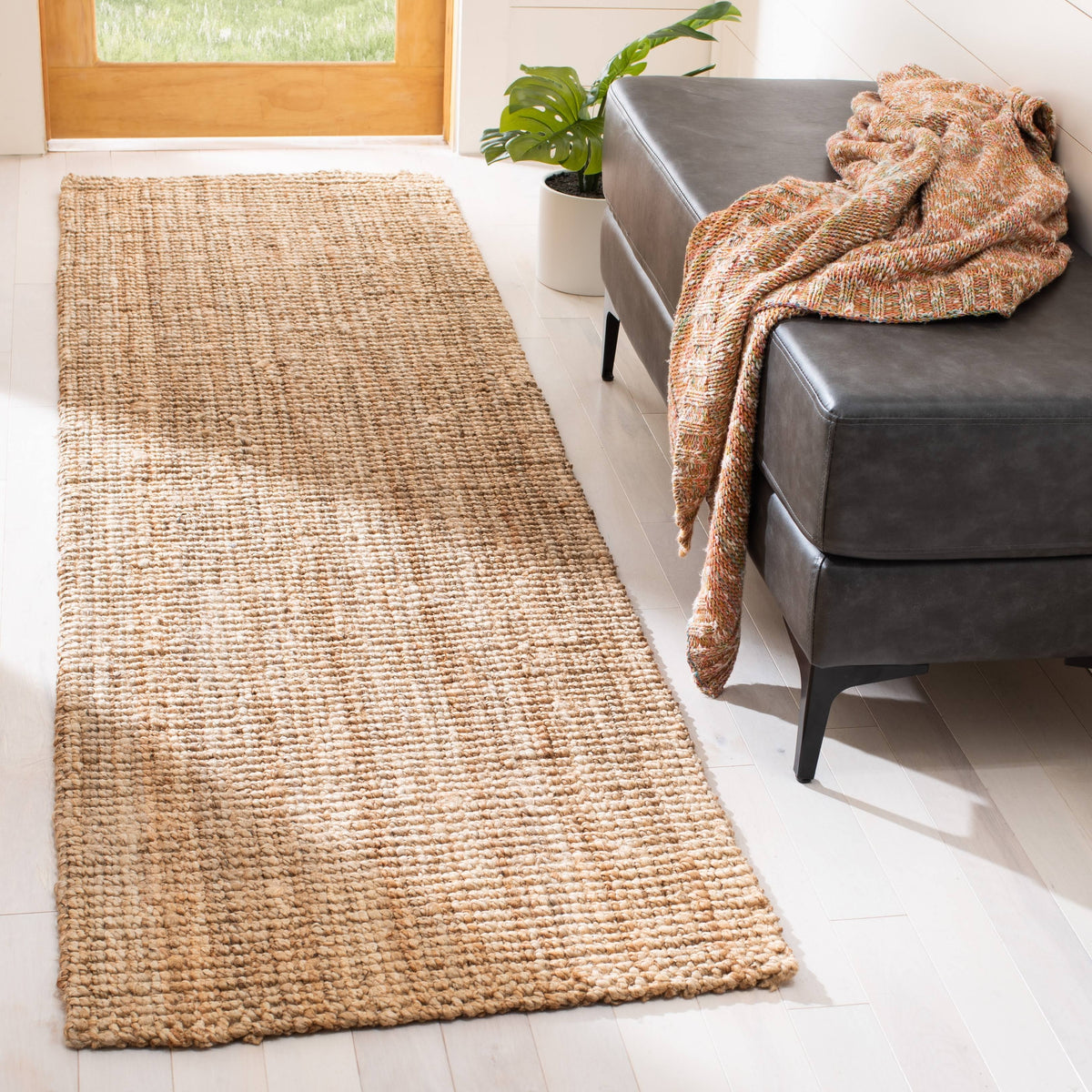 Martha Stewart Rug Collection MSR9551A - Natural - 2'-3" x 8' - Product image 1