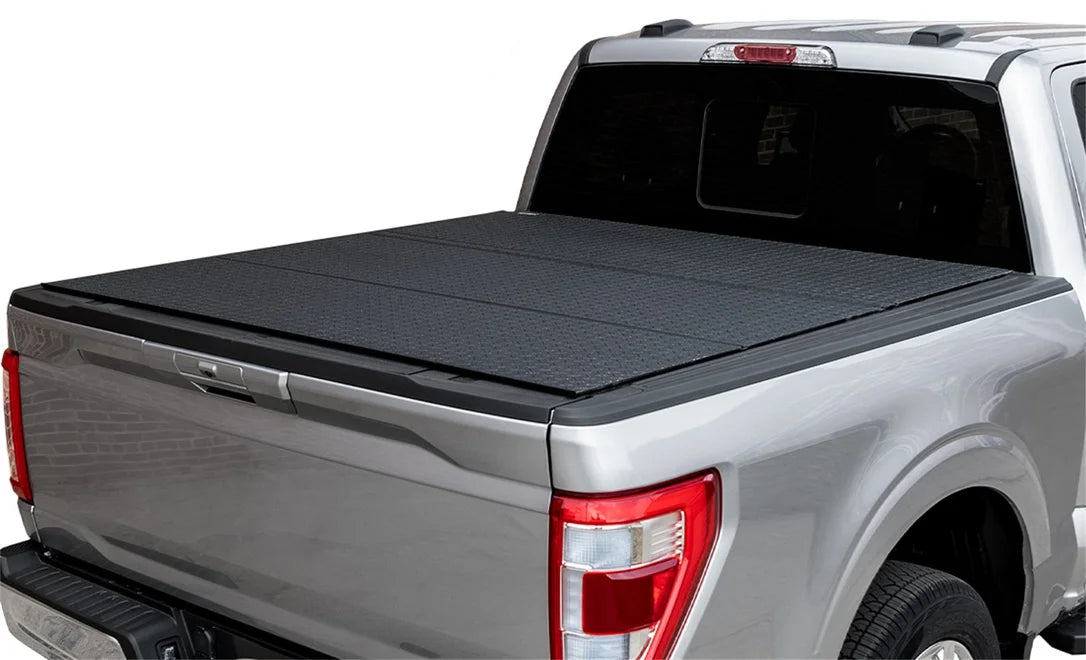 Access B0060019 - LOMAX Pro Series Tri-Fold Cover 17-19 Honda Ridgeline 5ft Bed - Blk Diamond Mist