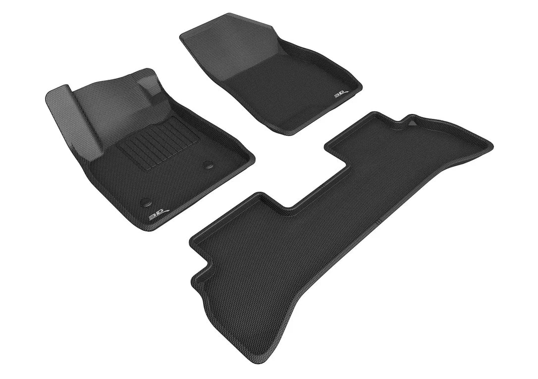 3D MAXpider L1BC04301509 - 2021 Buick Encore GX FWD 20-21/Chevy Trailblazer FWD Kagu 1st +2nd Row Floormats - Black