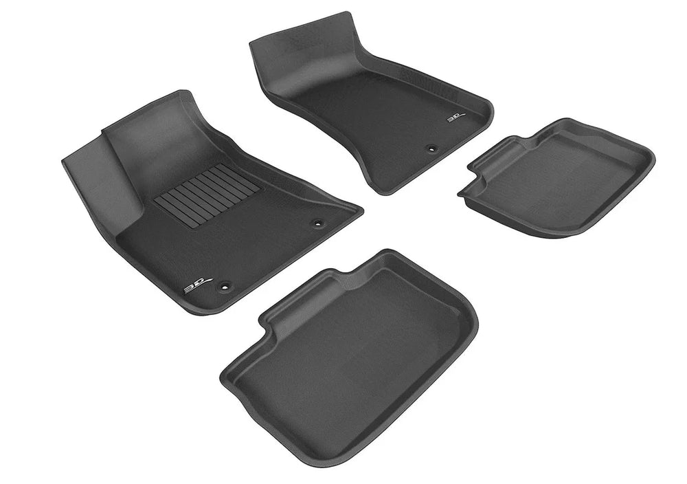 3D MAXpider L1CY00401509 - 2011-2019 Chrysler 300/300C Rwd Kagu 1st & 2nd Row Floormats - Black